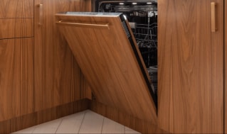 Lit up controls on the new JennAir® Induction Cooktop with Temperature Controlled Cooking. 