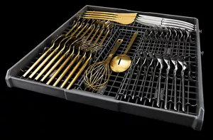 Precise Fit 3rd Rack for Cutlery with Plasma Coating