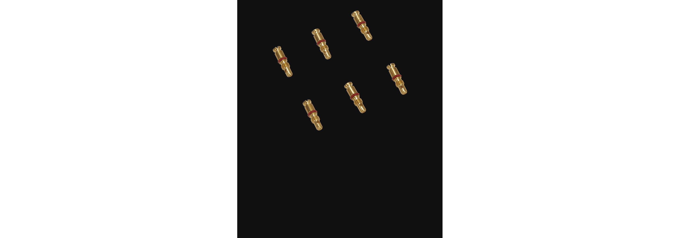 A conversion kit isolated on a black background.