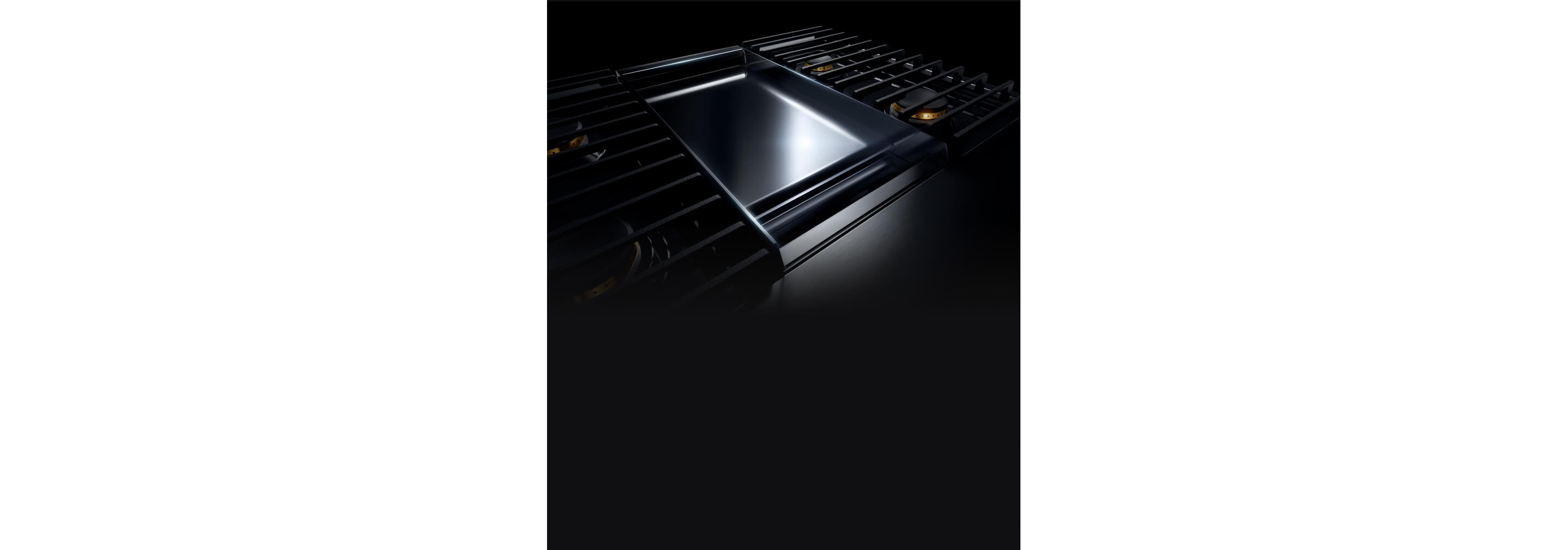 A shot of the top of a JennAir® Professional-Style Range.
