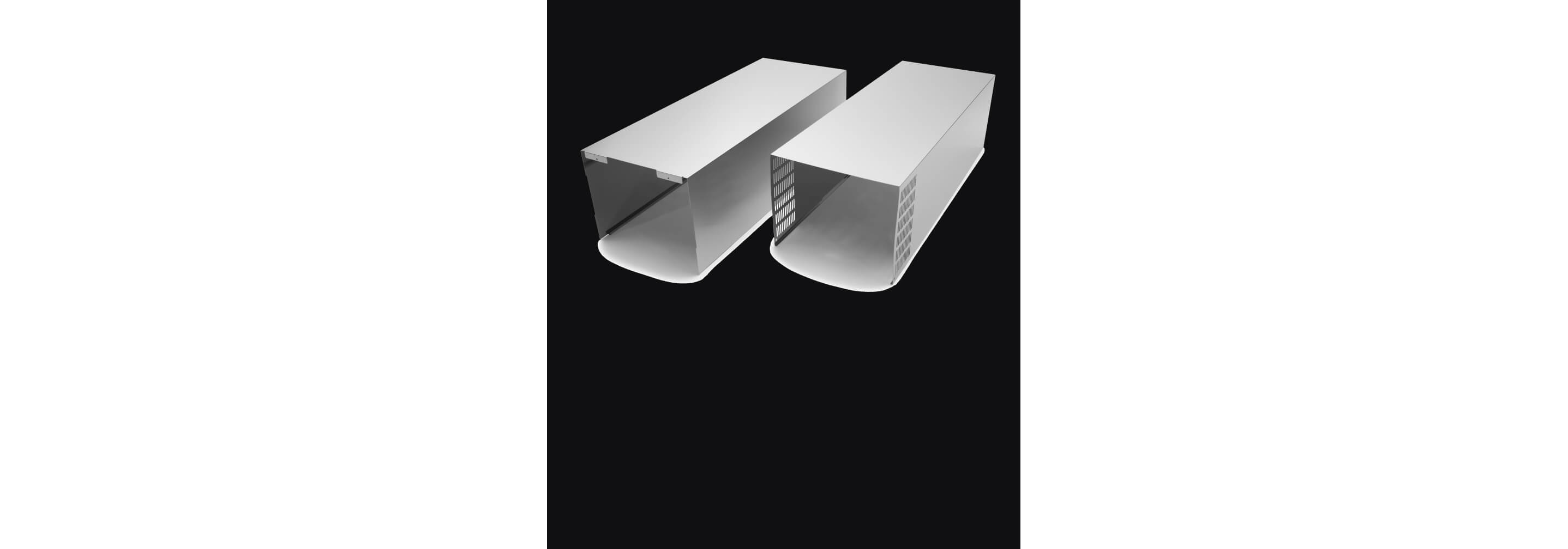 An extension kit isolated on a black background.