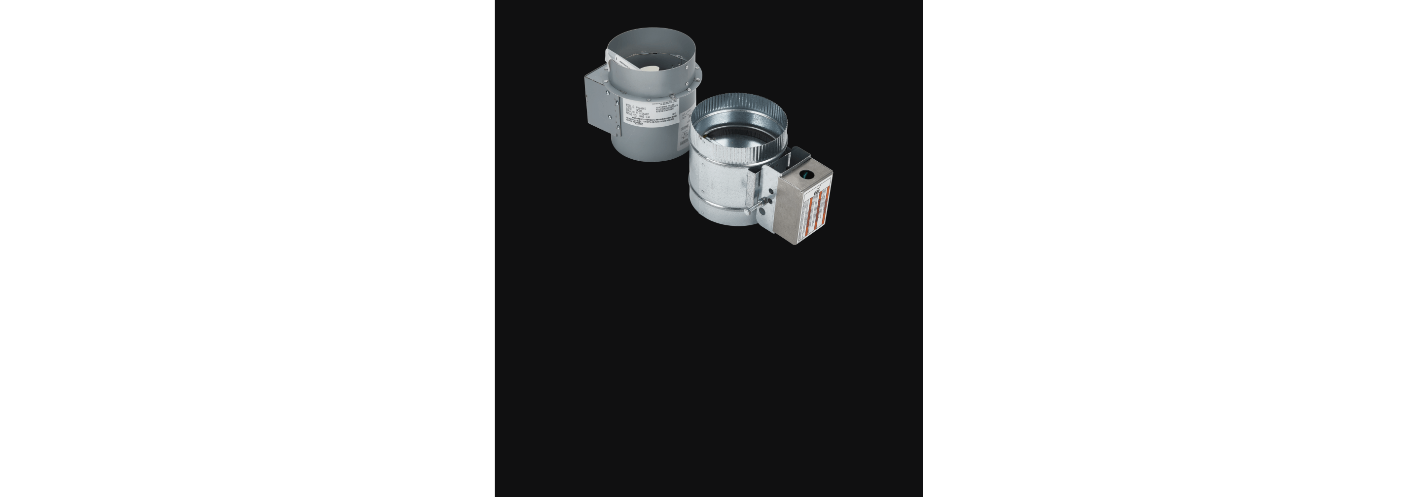 A recirculating kit isolated on a black background.