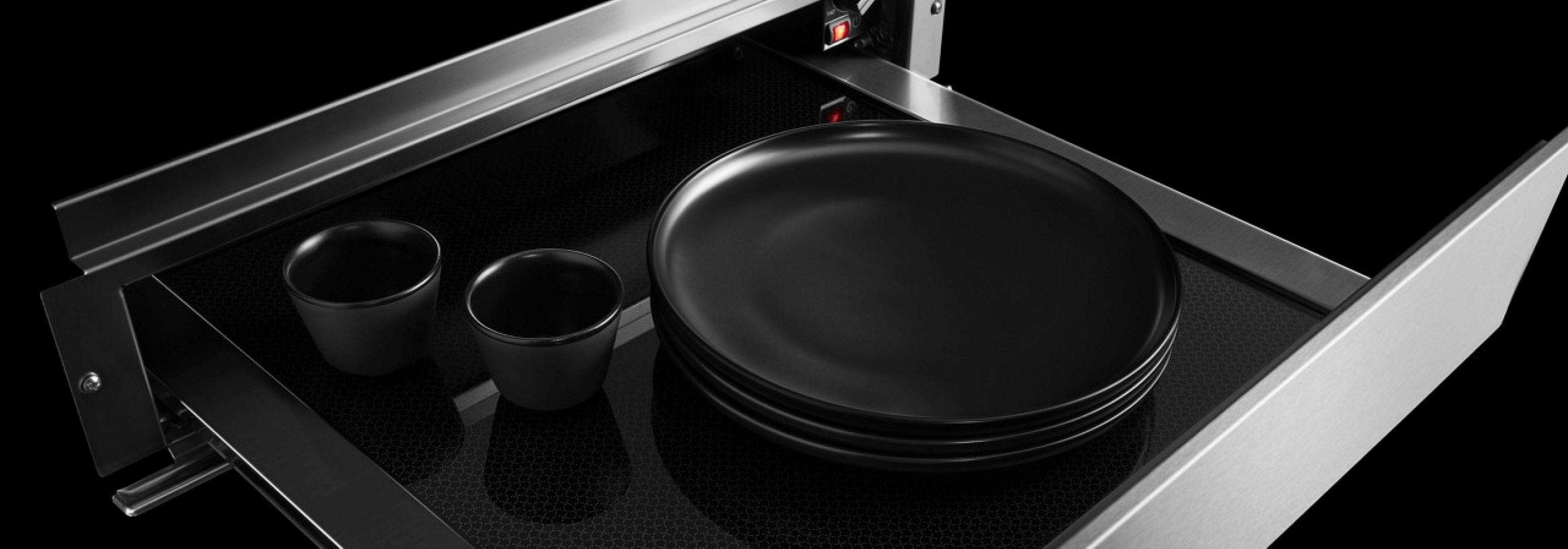 An interior shot of a JennAir® Warming Drawer.