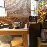 Product displays at the HQ Gallery Event Space