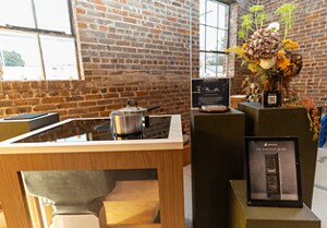 Product displays at the HQ Gallery Event Space