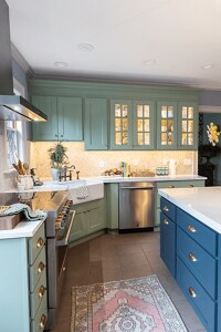 The kitchen of the Hartford showhouse