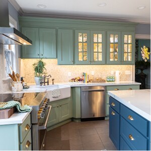 The kitchen of the Hartford showhouse