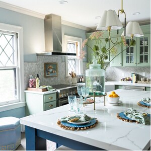 Decorations in the kitchen of the Hartford Show House