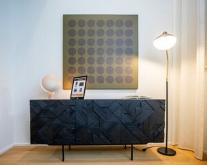 Modern furniture in the BHS Model Home