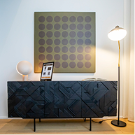 Modern furniture in the BHS Model Home