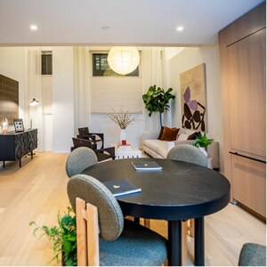 The dining and living area in the BHS Model Home