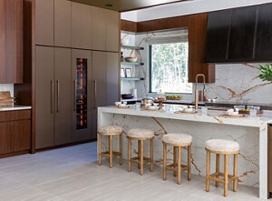 A luxury kitchen outfitted with JennAir® appliances