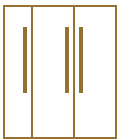 An icon of column refrigerators. 
