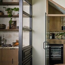 A wine cellar in a bar
