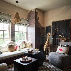 A whimsical teenager’s lounge