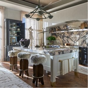 The kitchen in the Kips Bay Dallas Show House