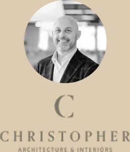 A headshot of Chris Reebals, President & Principal Architect at Christopher Architecture & Interiors 