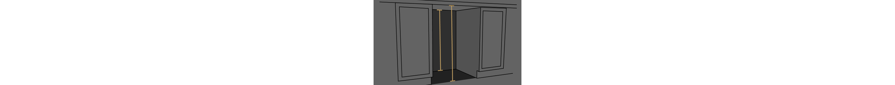 Height of a dishwasher cutout