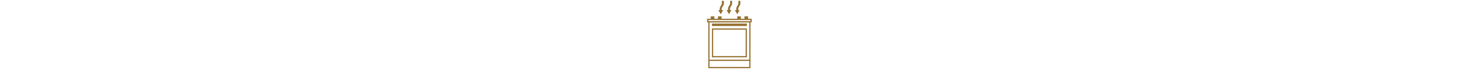 An icon of a downdraft range. 