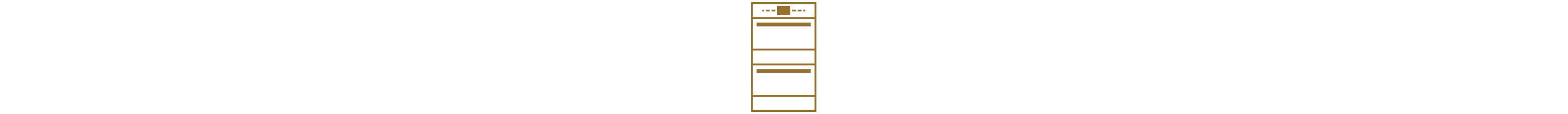 An icon of a double wall oven.
