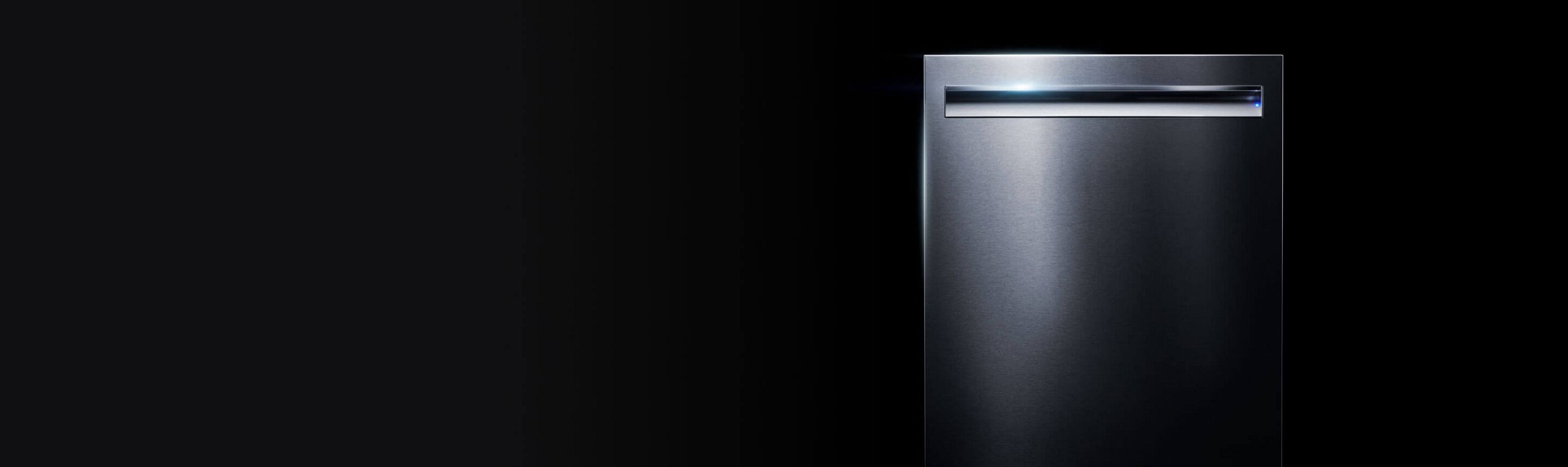Front of a dishwasher