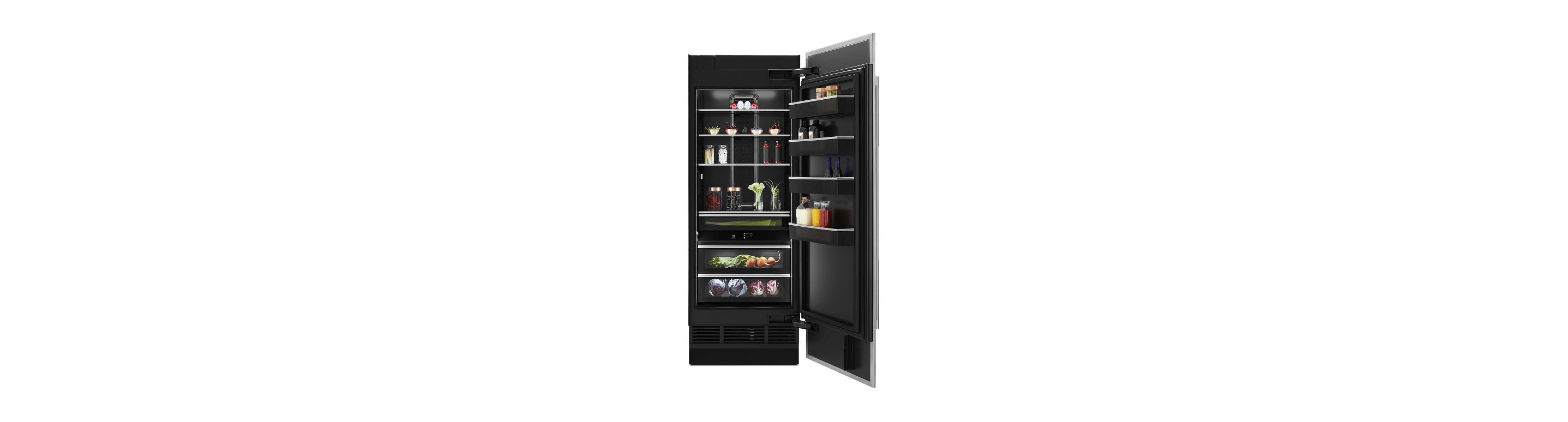 A 30" Panel-Ready Built-In Column Refrigerator, Right Swing