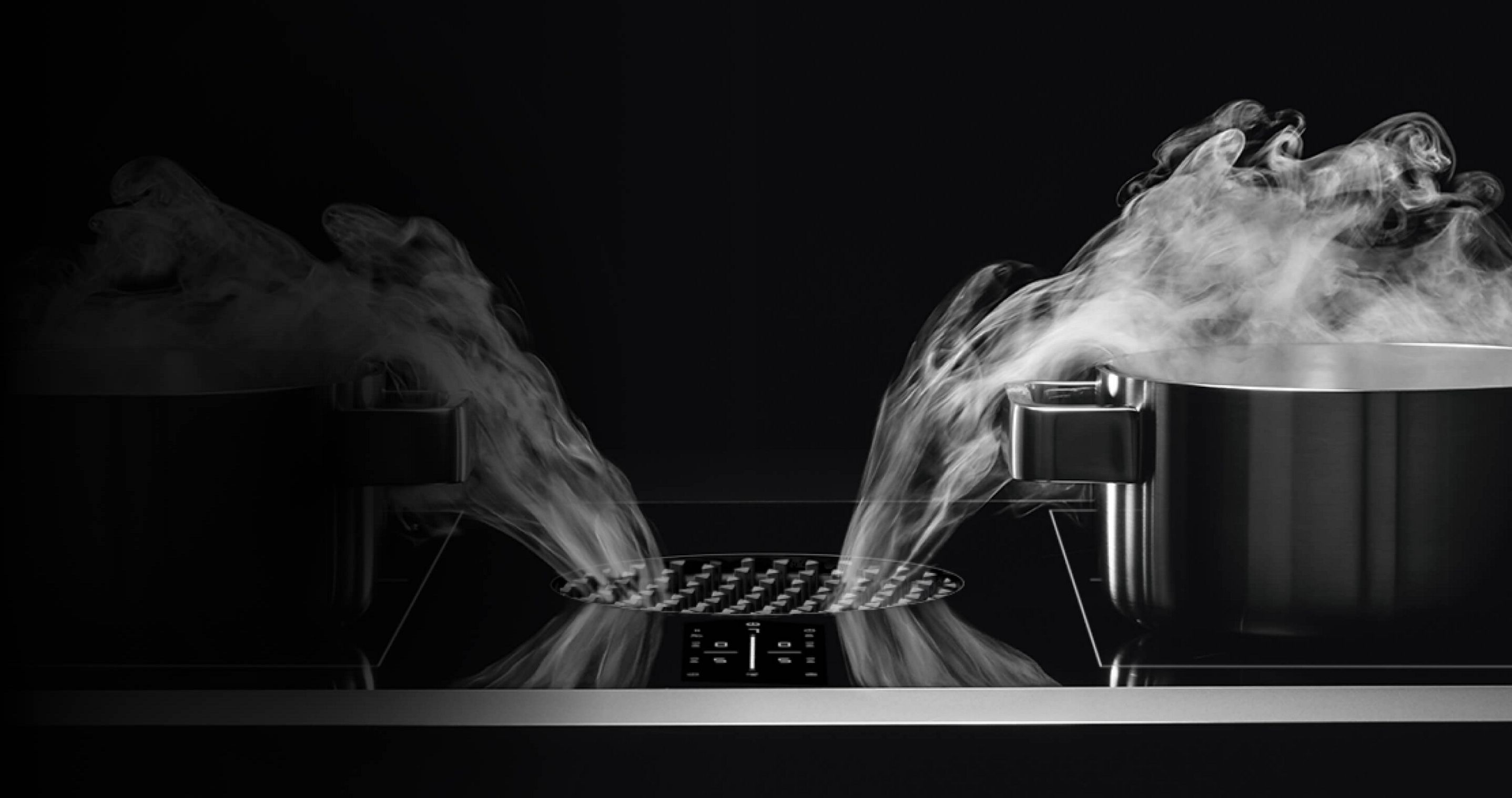 An induction cooktop.