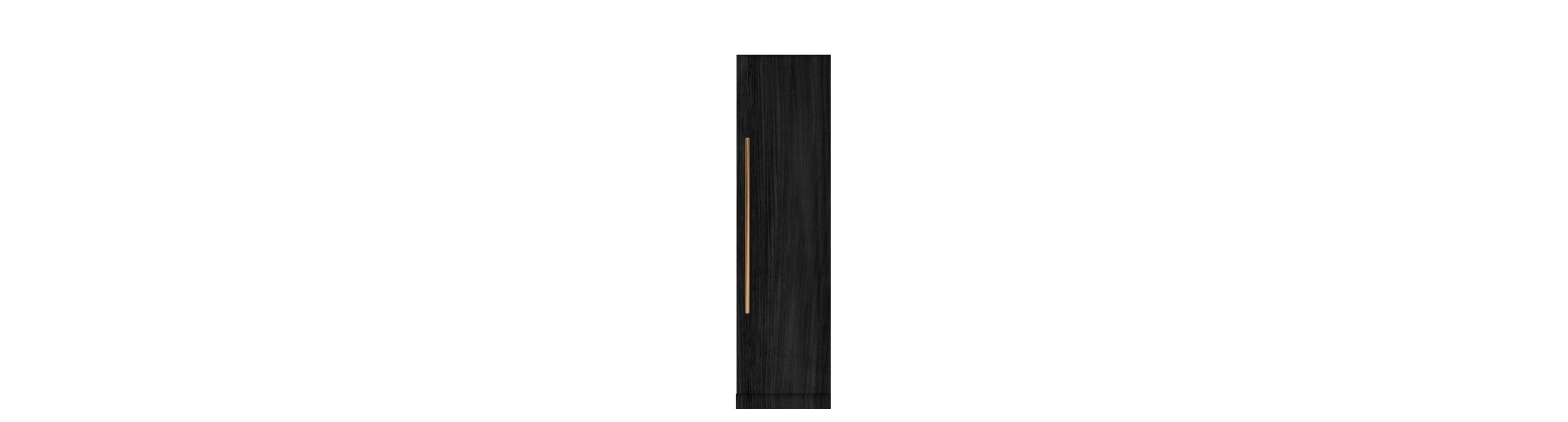 A single panel-ready column freezer.