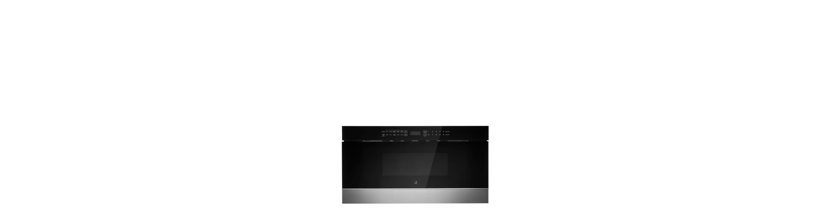 A 30" NOIR™ Microwave Drawer.