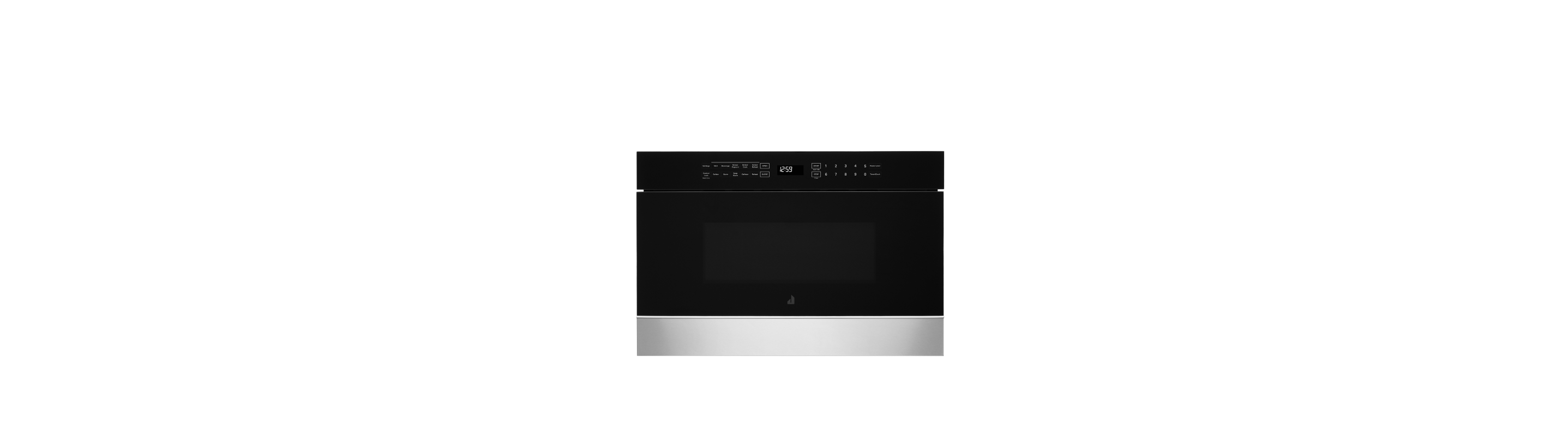 24" NOIR™ Undercounter Microwave Oven With Drawer Design