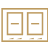 An icon of an induction cooktop. 