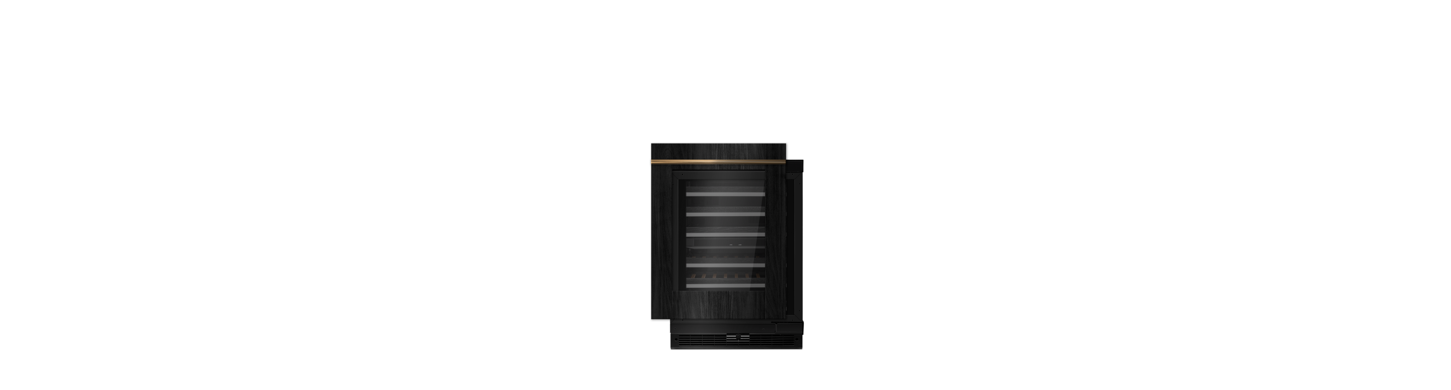 A JennAir® Panel-Ready Wine Cellar.