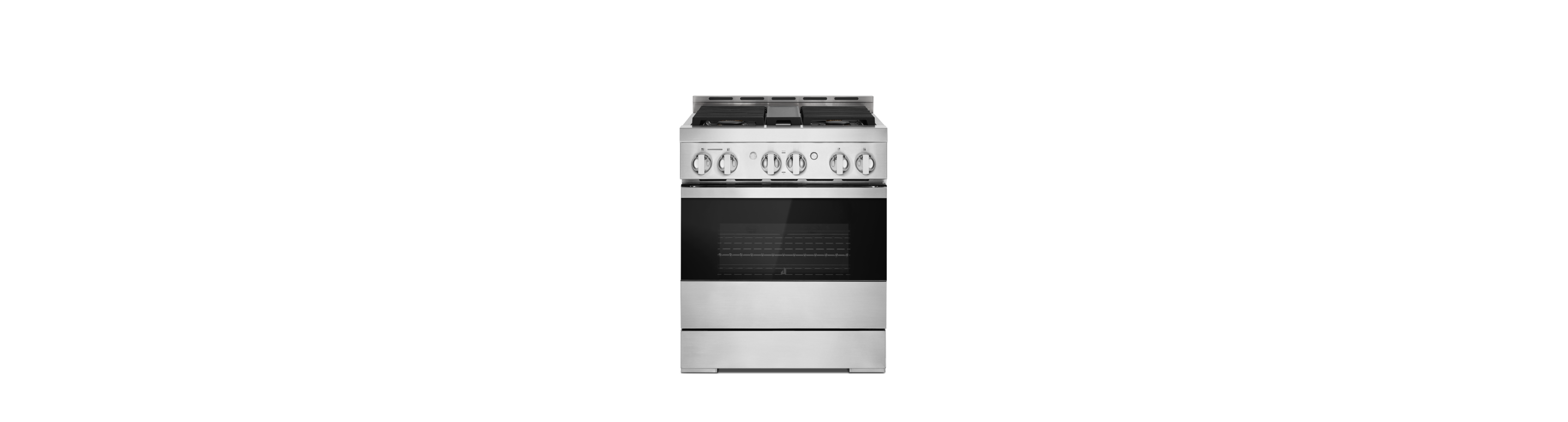 A JennAir® NOIR™ Gas Range.