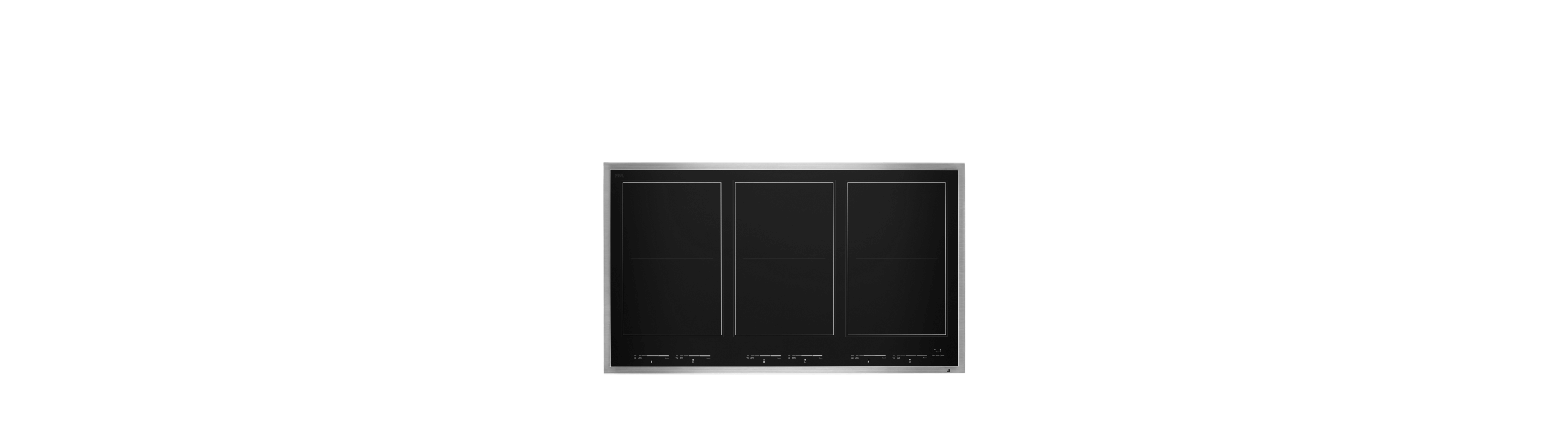 A 36" Lustre Induction Flex Cooktop.