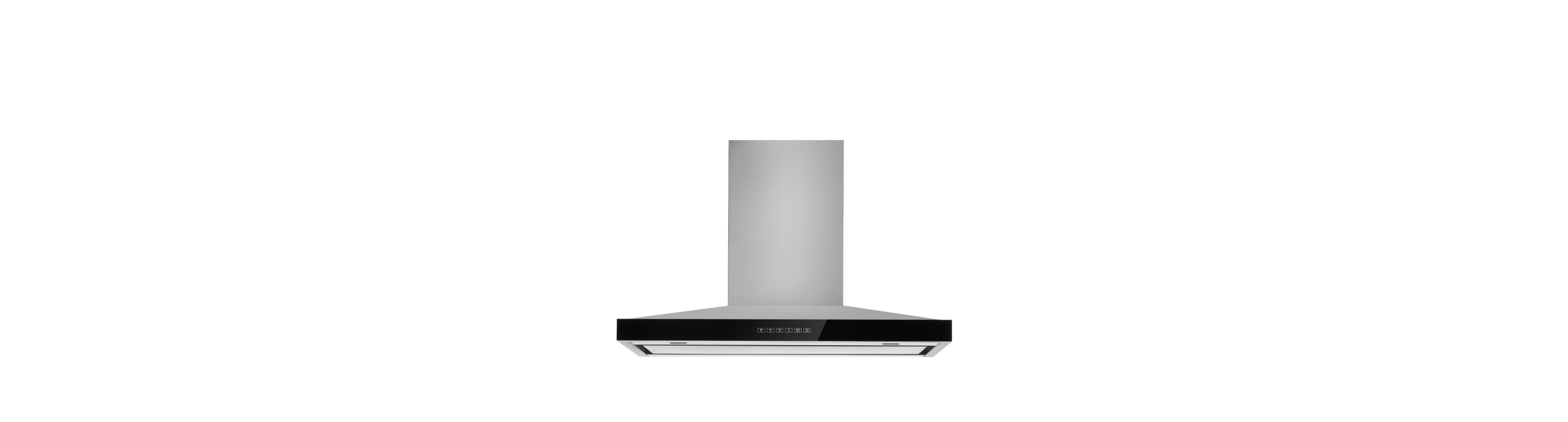 A 36" Lustre Pyramid-Style Canopy Wall Hood.