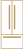 An icon of a french door freestanding refrigerator.