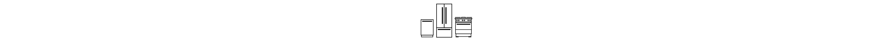 A series of icons of different appliances.