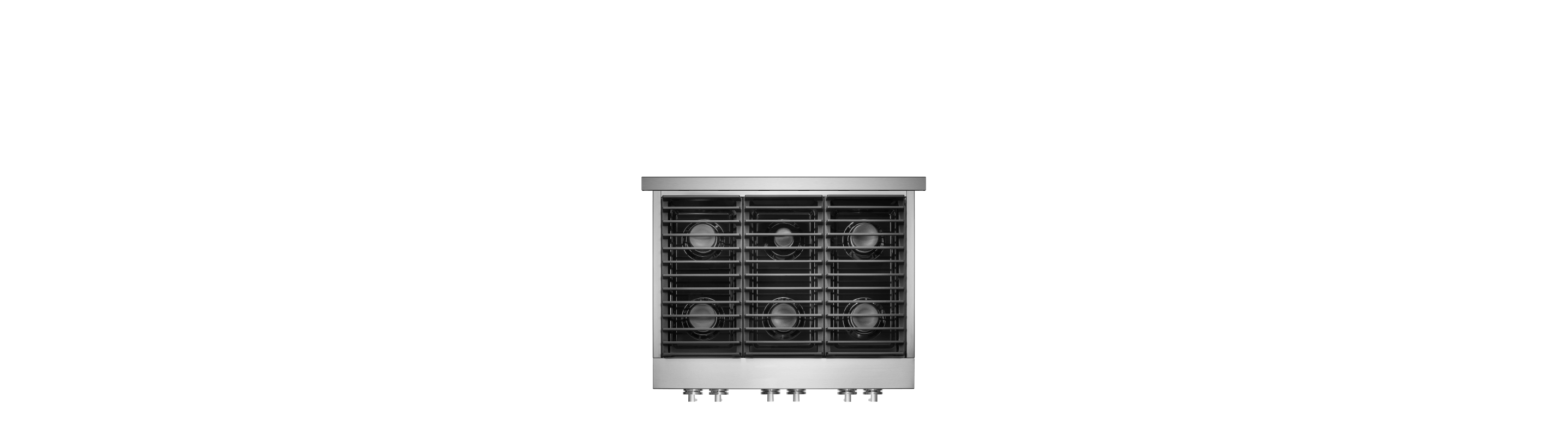 A 36" NOIR™ Gas Rangetop. 