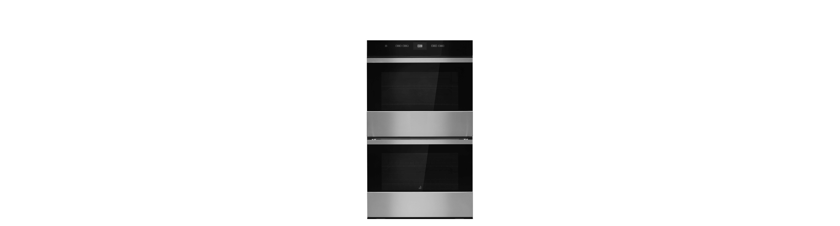 A 30" NOIR™ Double Wall Oven.