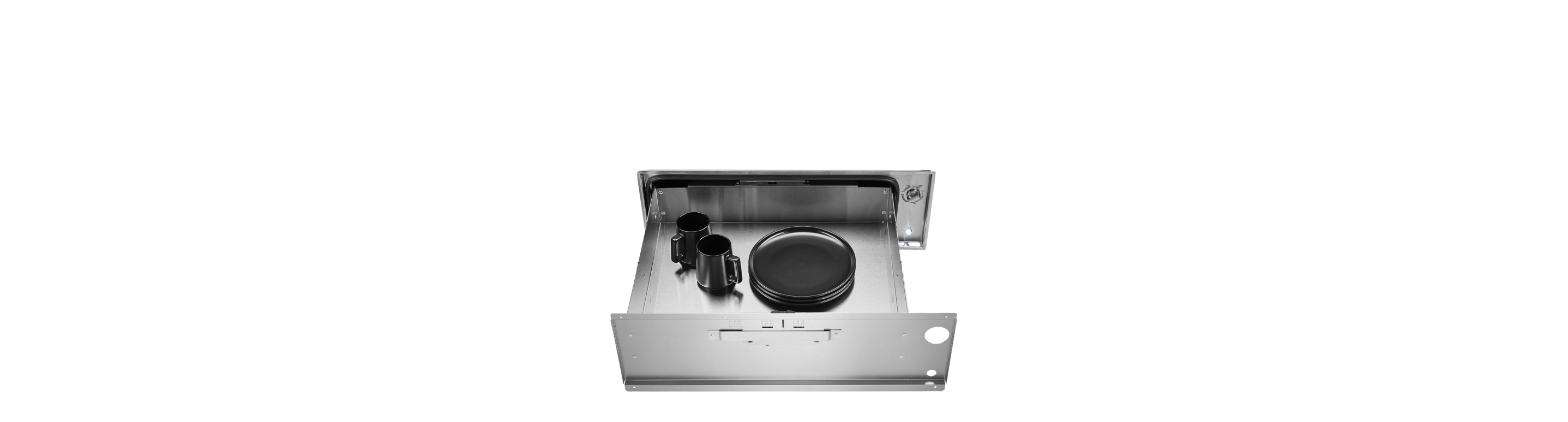 A 30" Warming Drawer.