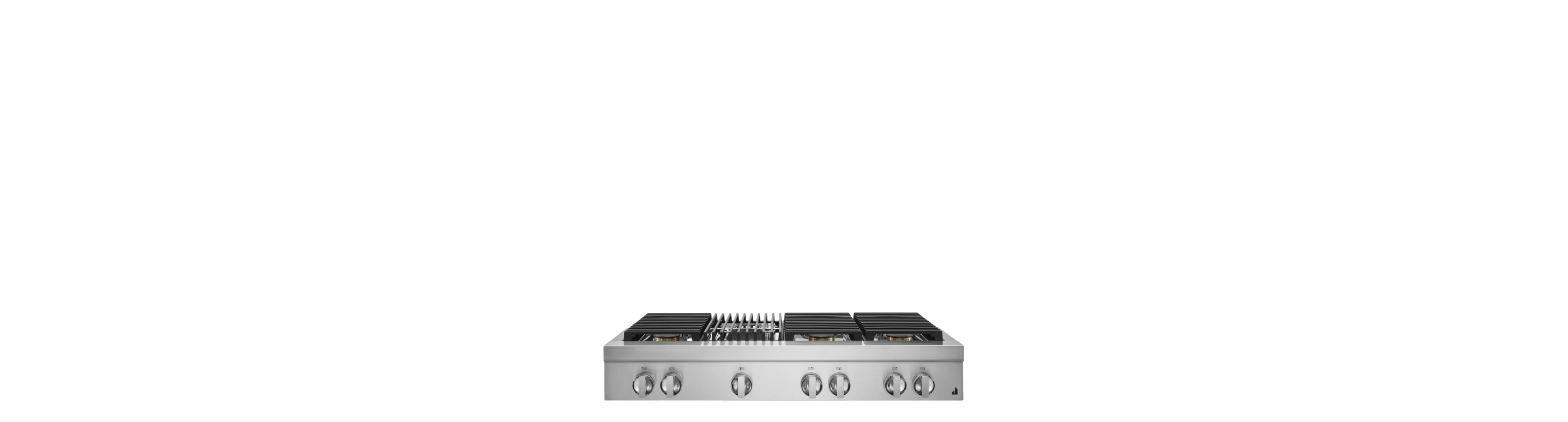 A 48" NOIR™ Gas Rangetop.