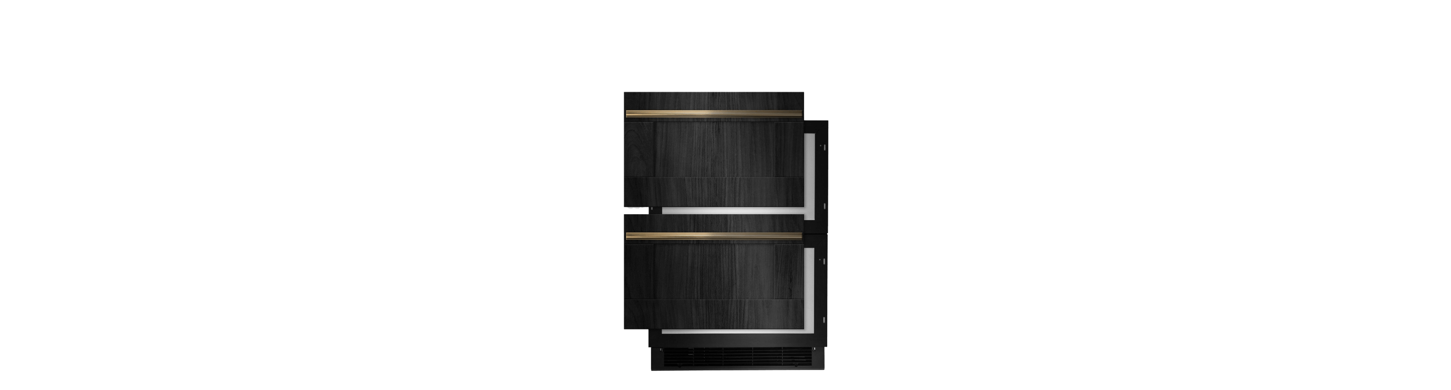 24" Double Refrigerator Drawers.