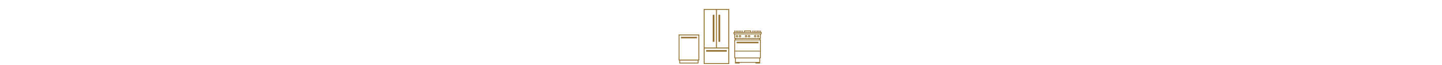A series of icons of different appliances.