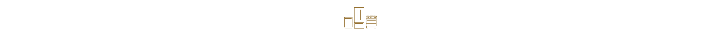 A series of icons of different appliances.