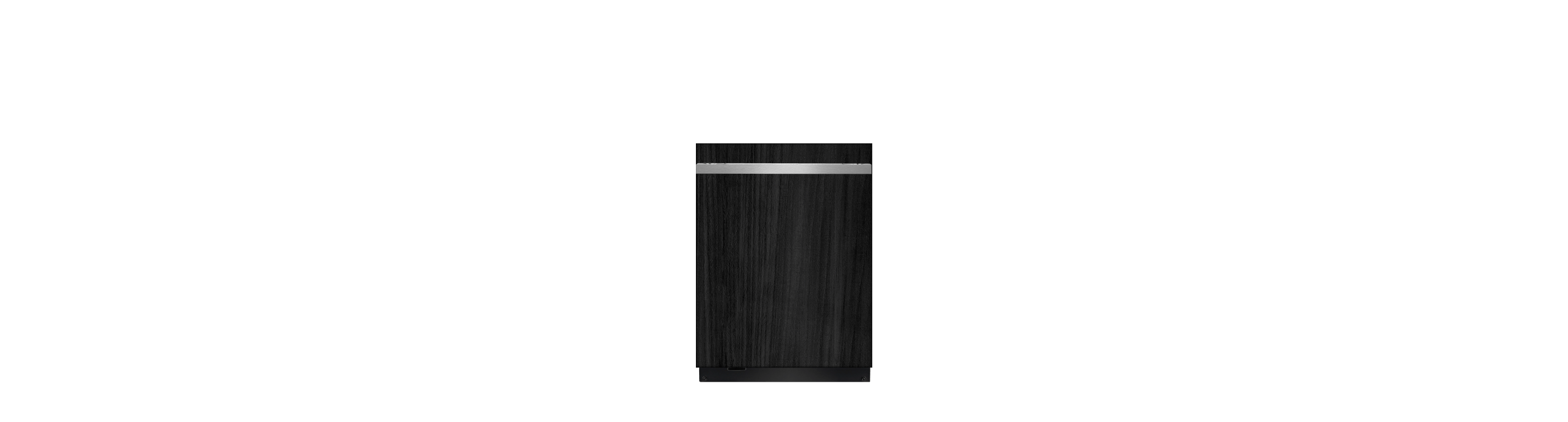 A panel-ready 24-inch dishwasher.