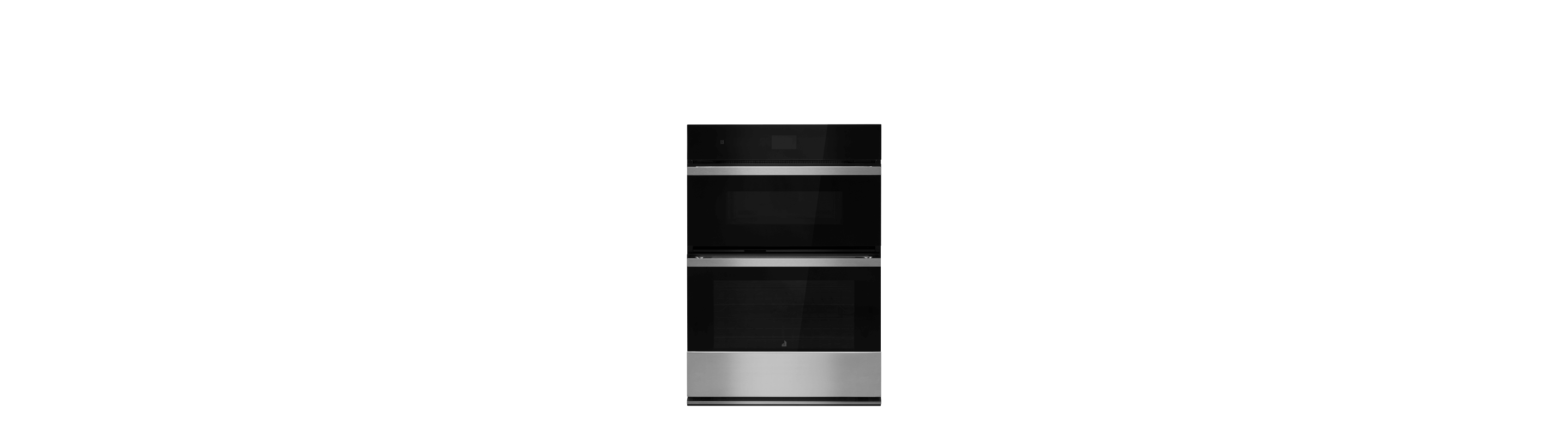 A 30-inch microwave combination wall oven.