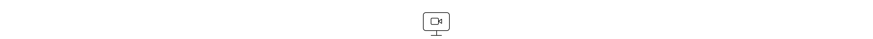 An icon of a desktop computer monitor with a video camera icon inside it.
