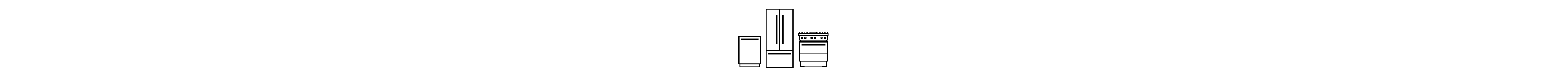 A series of icons of different appliances.
