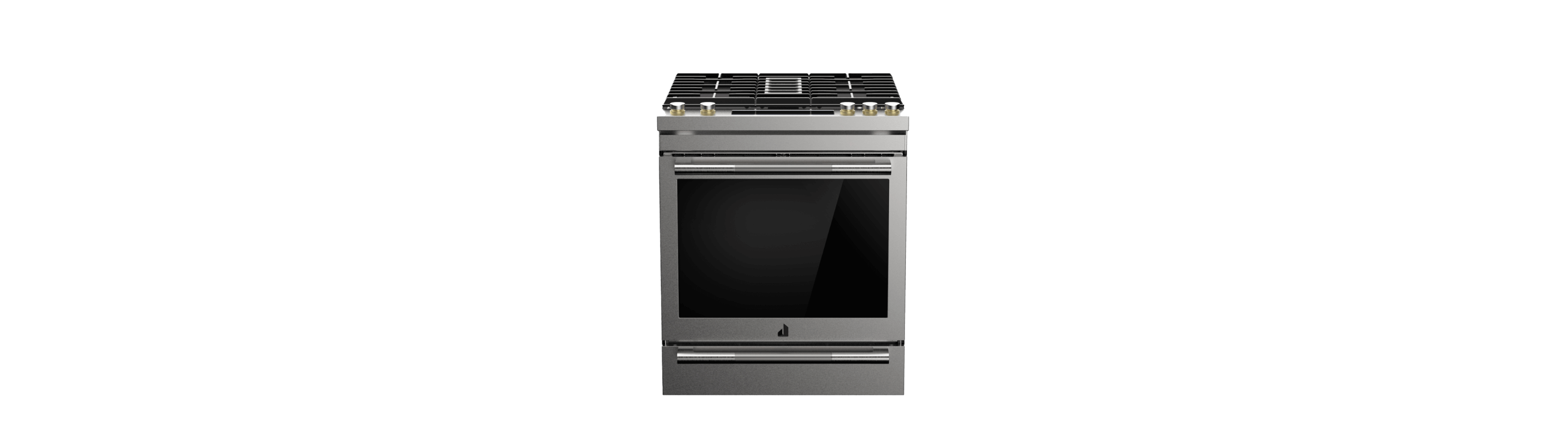 A 30-inch RISE™ Gas Slide-In Range
