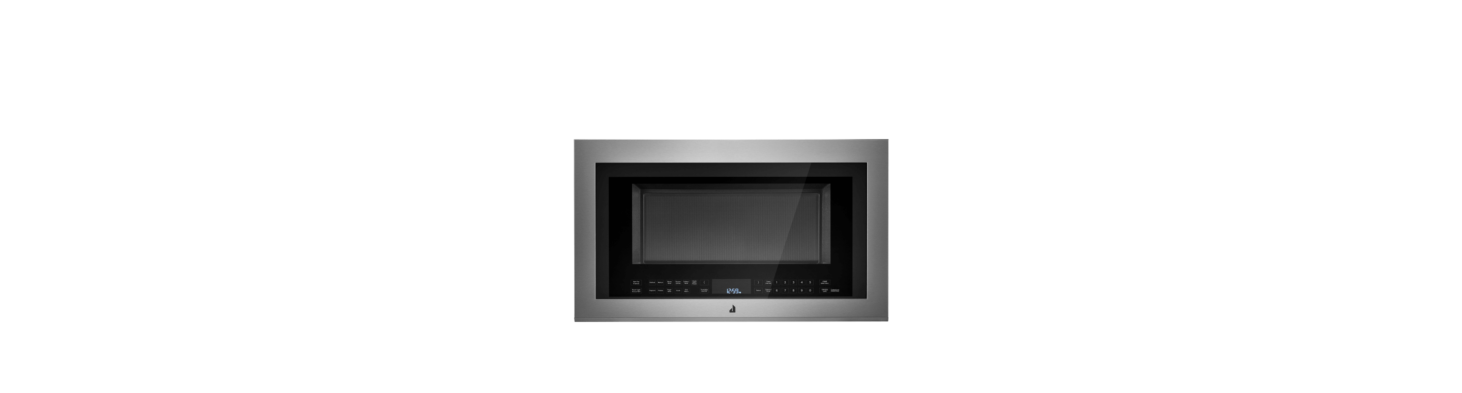 An Euro-Style 30-Inch Over-The-Range Microwave Oven.